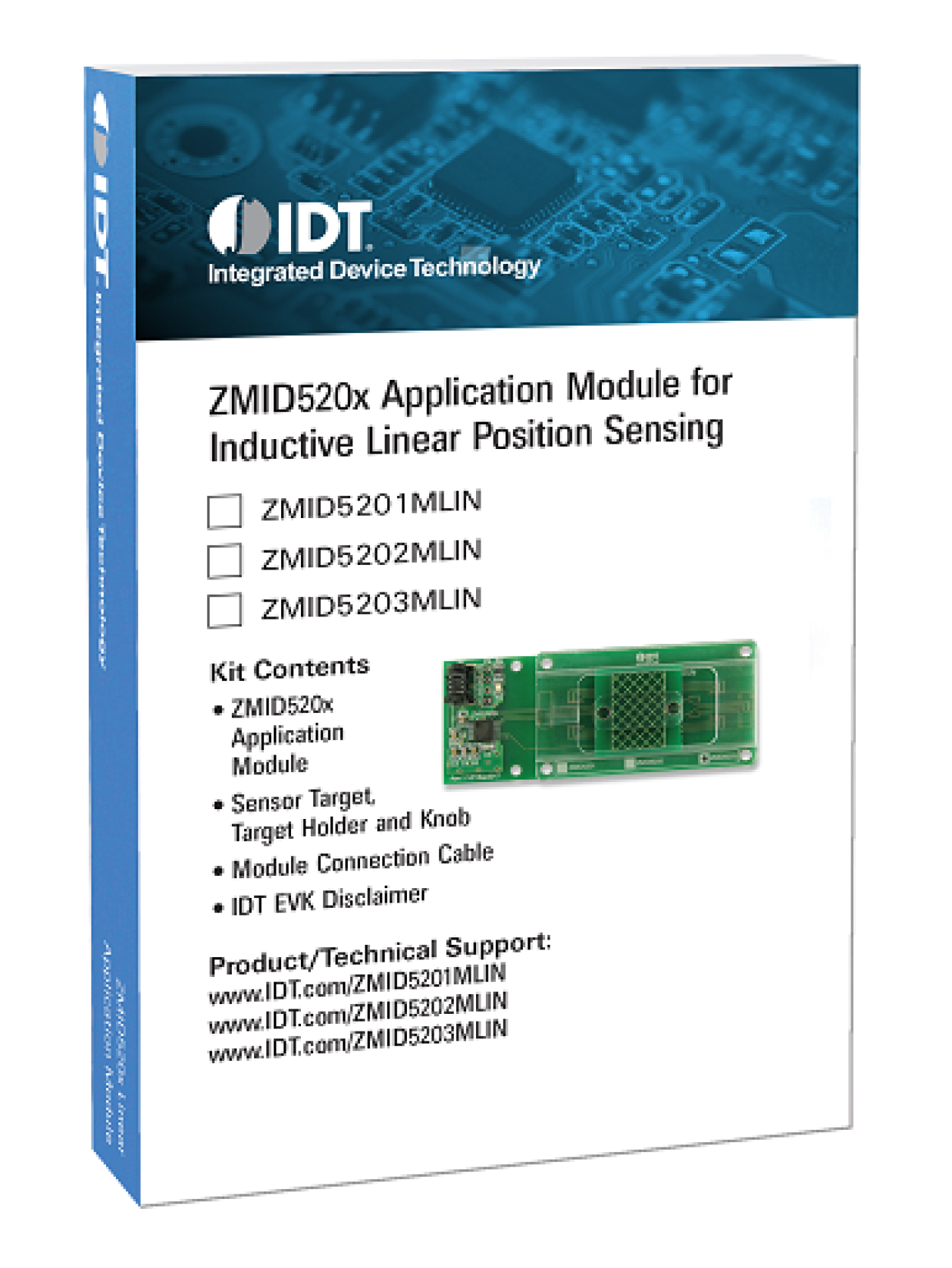 ZMID5201MLIN - ZMID5201 Inductive Linear Application Module with